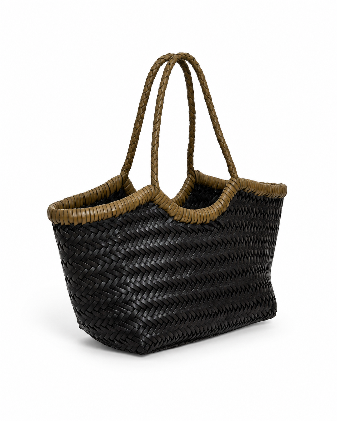 Nantucket Small Bi-Colour | Black-Khaki