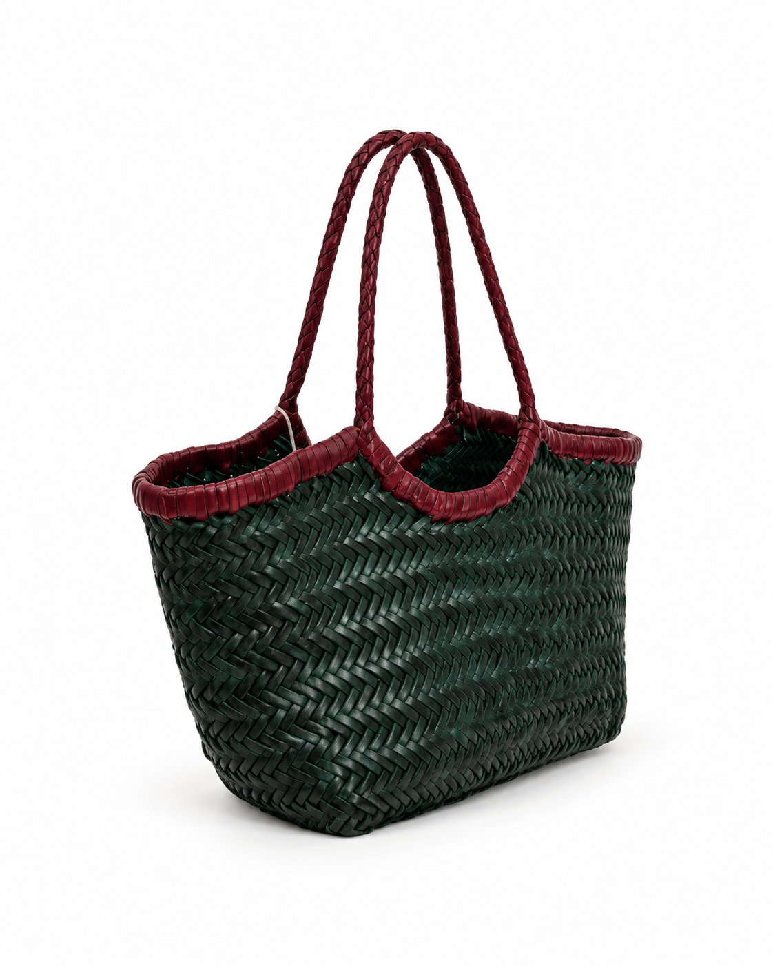 Nantucket Small Bi-Colour | Forest-Bordo