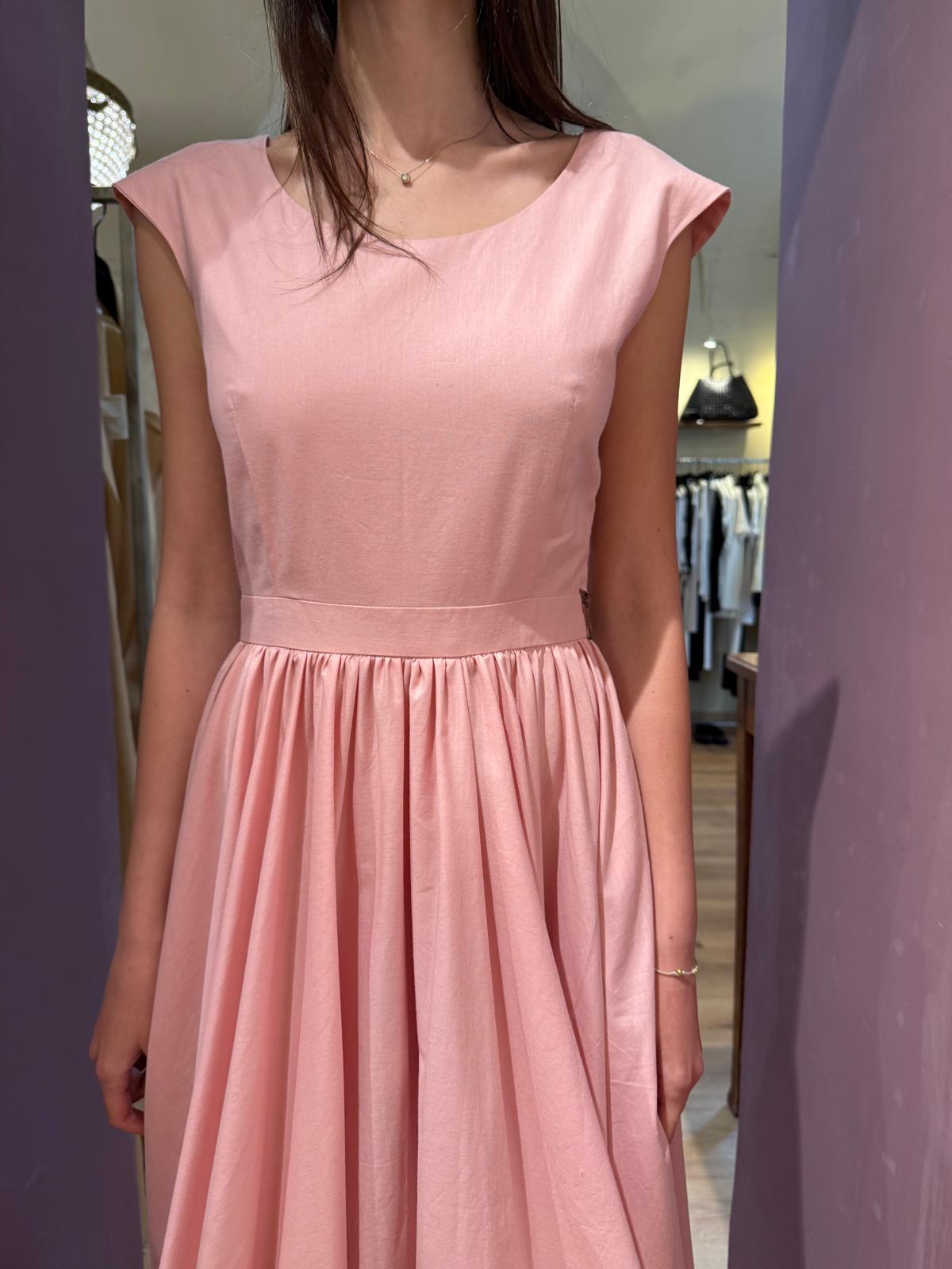 Abito lungo rosa