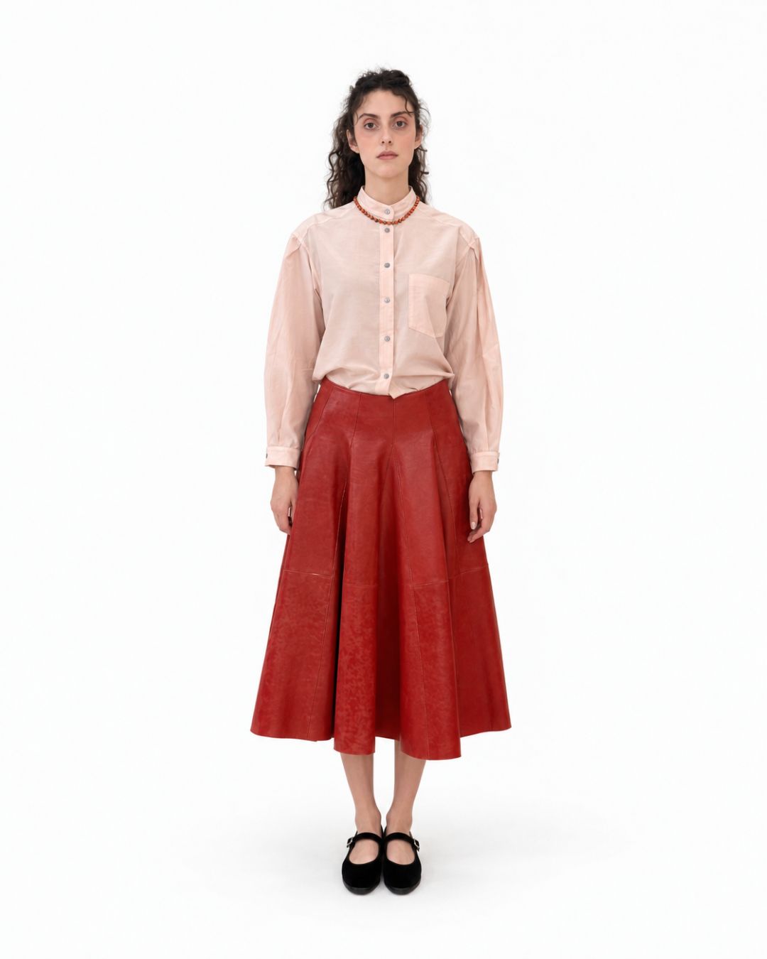 Camicia in seta e cotone