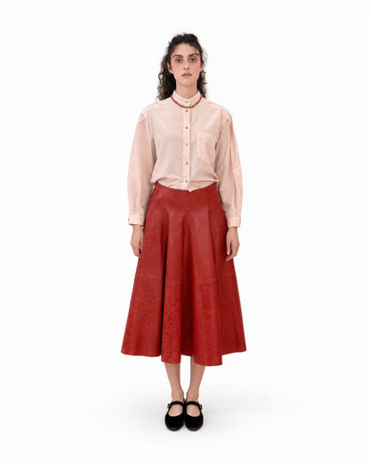 Camicia in seta e cotone