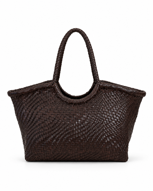 Nantucket Basket Big in Dark Brown