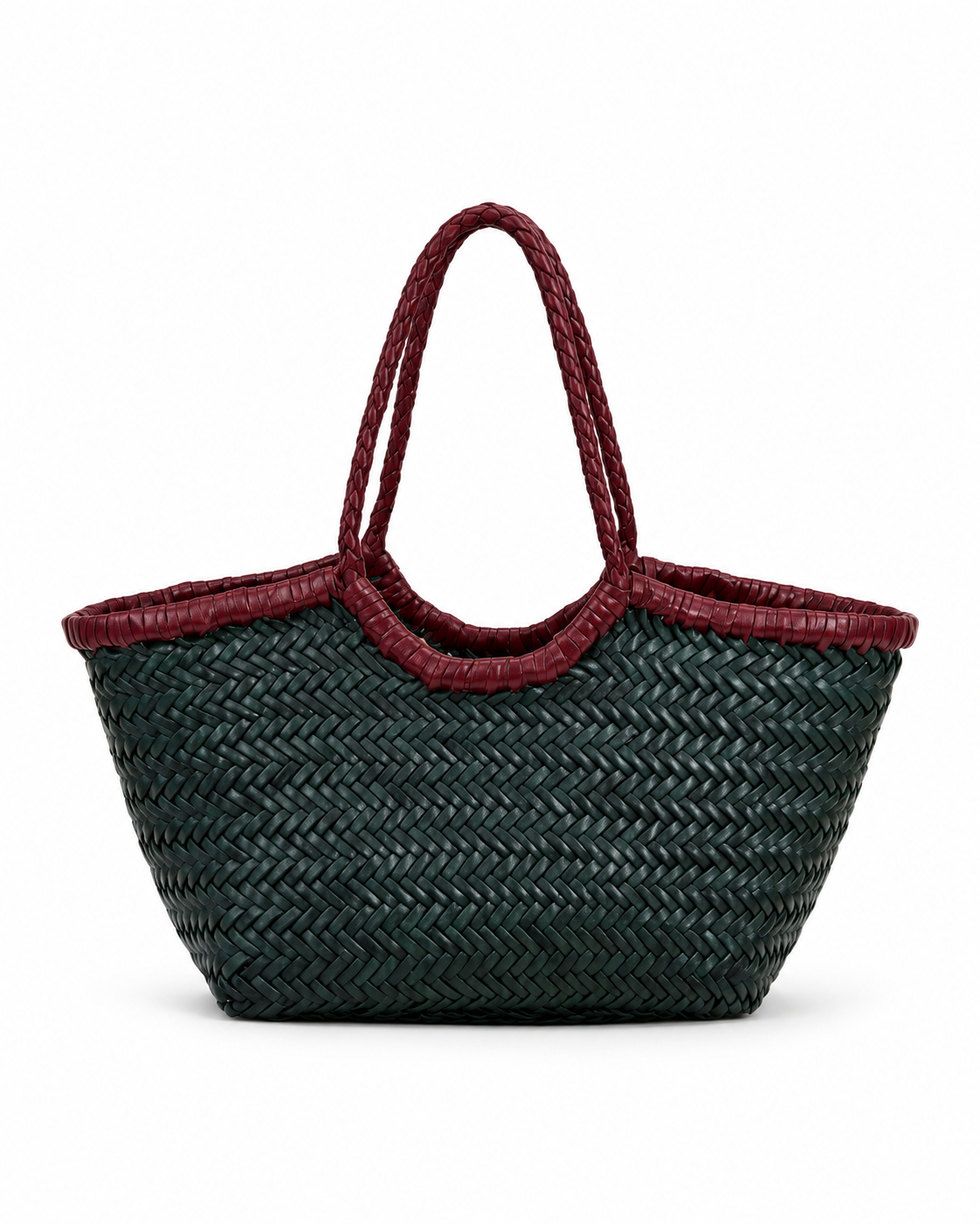 Nantucket Small Bi-Colour | Forest-Bordo