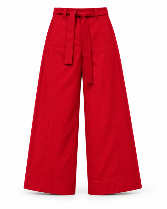 Pantalone ampio con cintura - ALYSI