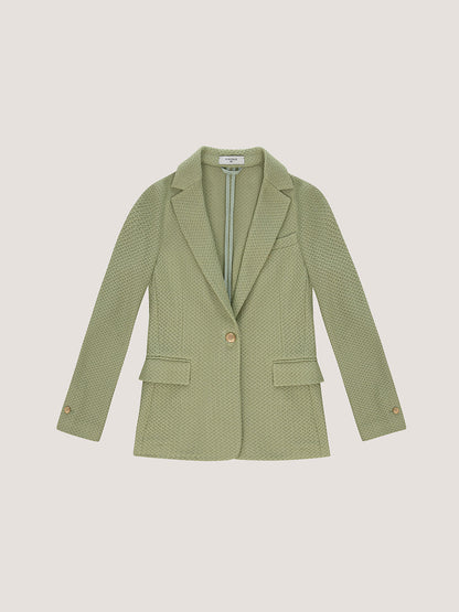 Giacca Slim Fit in Cotone di Circolo 1901, panna