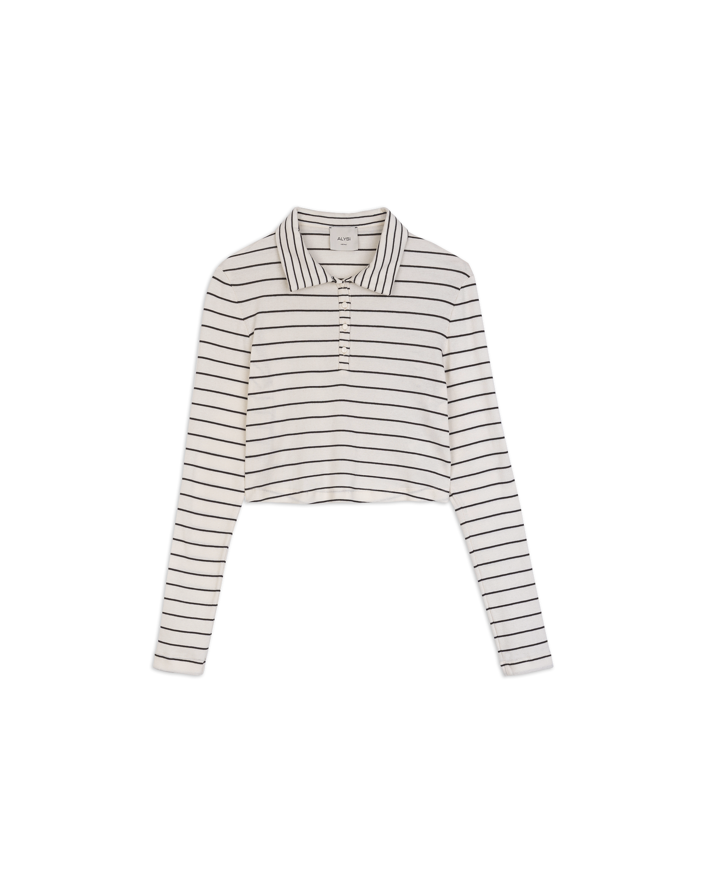 Polo a Righe in Jersey Alysi