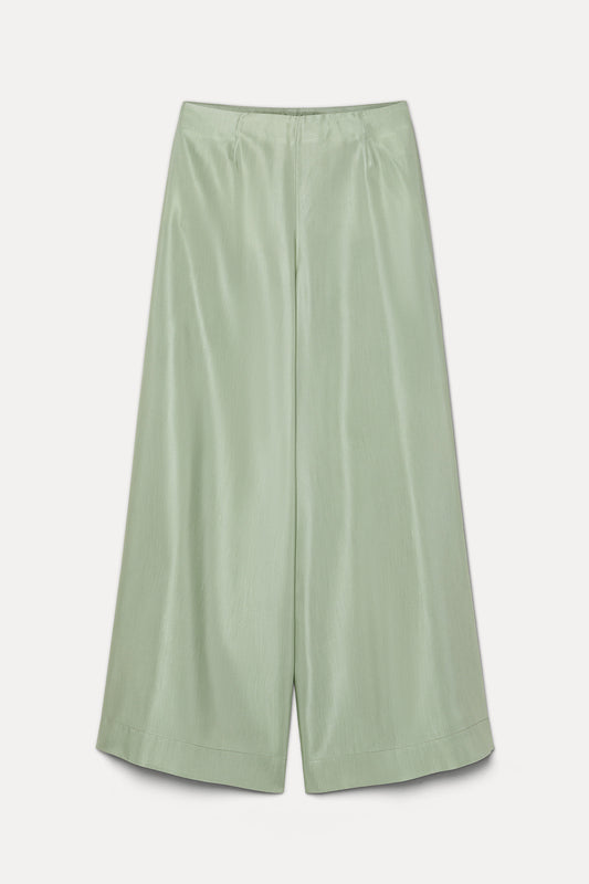 Pantalone Twill di Viscosa, colore calce