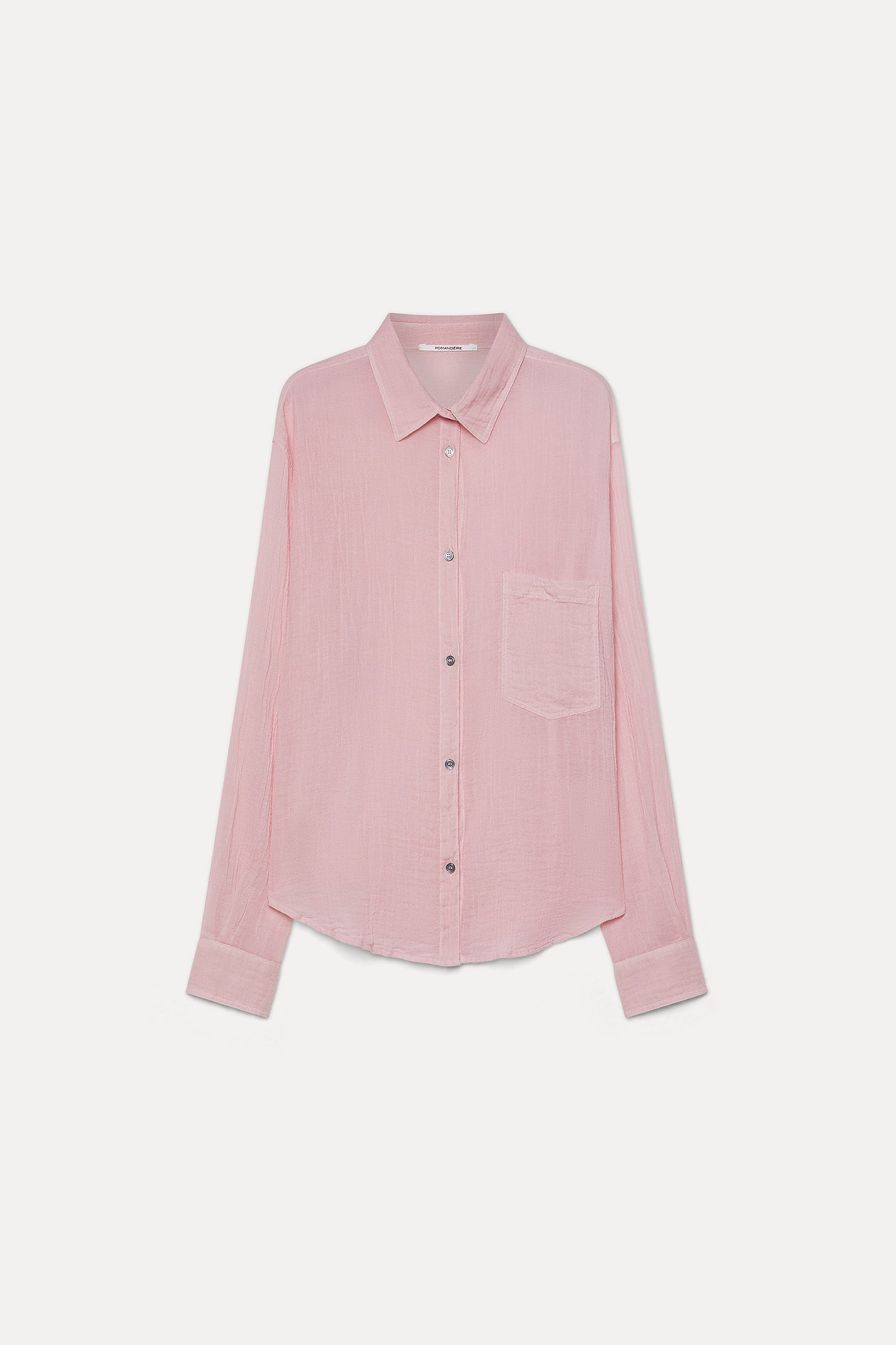 Camicia Garza Crèpe di Cotone Organico