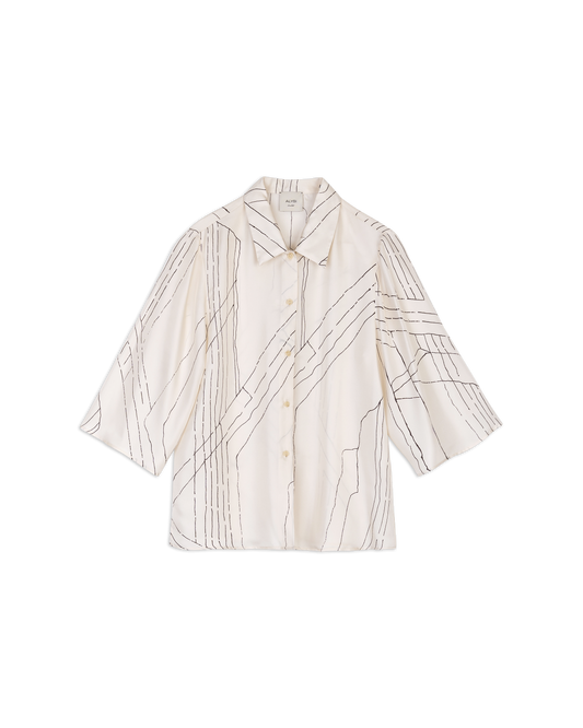 Camicia Stampata in Seta Alysi
