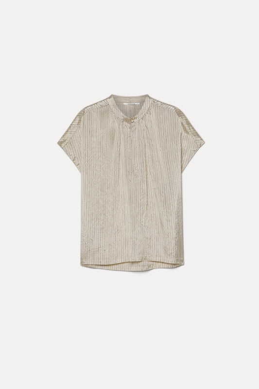 Camicia Shantung Rigato