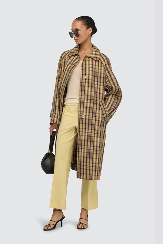 Pantalone Estefania di Semicouture, marrone scuro